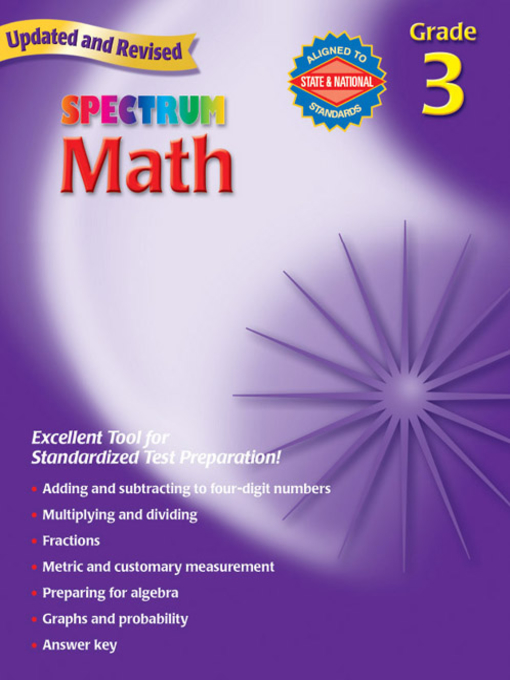 Title details for Spectrum Math, Grade 3 by Thomas Richards - Available